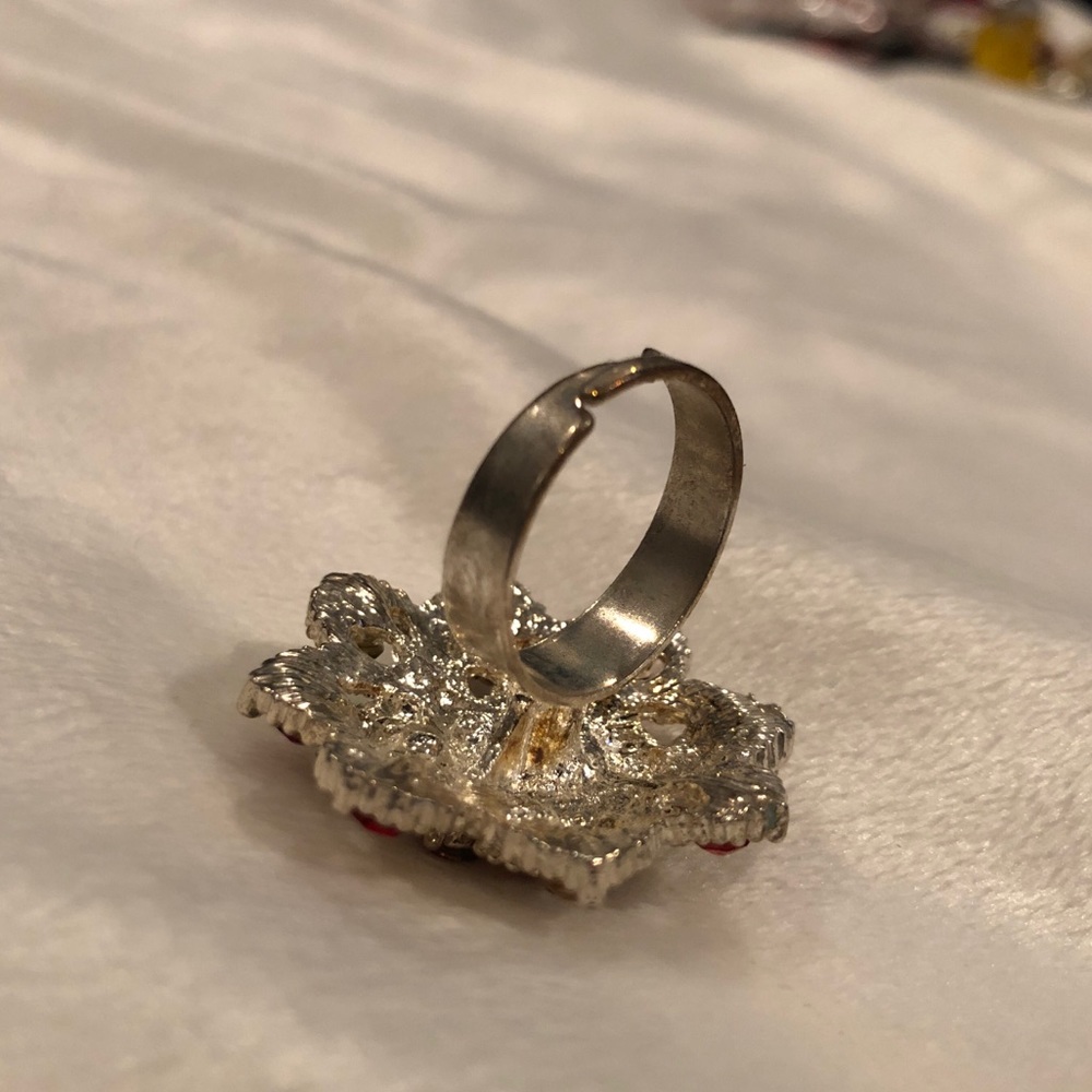 Multicolor flower ring - Picture 3 of 4